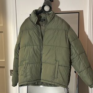 Army Green Bomber Jacket
